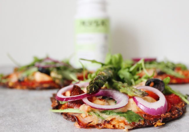 glutenfri vegetarisk pizza