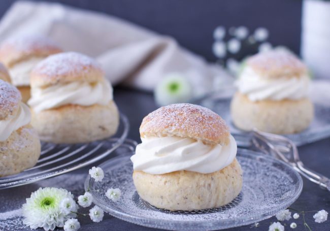 Recept på glutenfria semlor med fiber HUSK